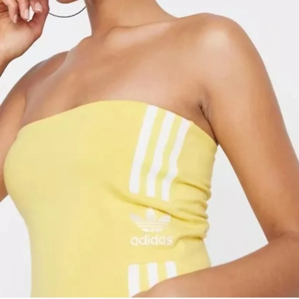 Adidas Original Three Stripe Tube Top - Picture 1 of 6